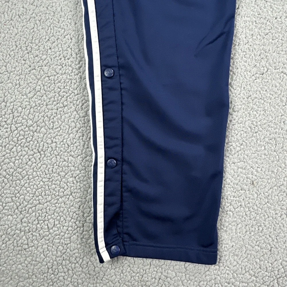 VTG Y2K Adidas‎ Breakaway Pants Men Large Blue Tearaway 3 Stripes Dazzle